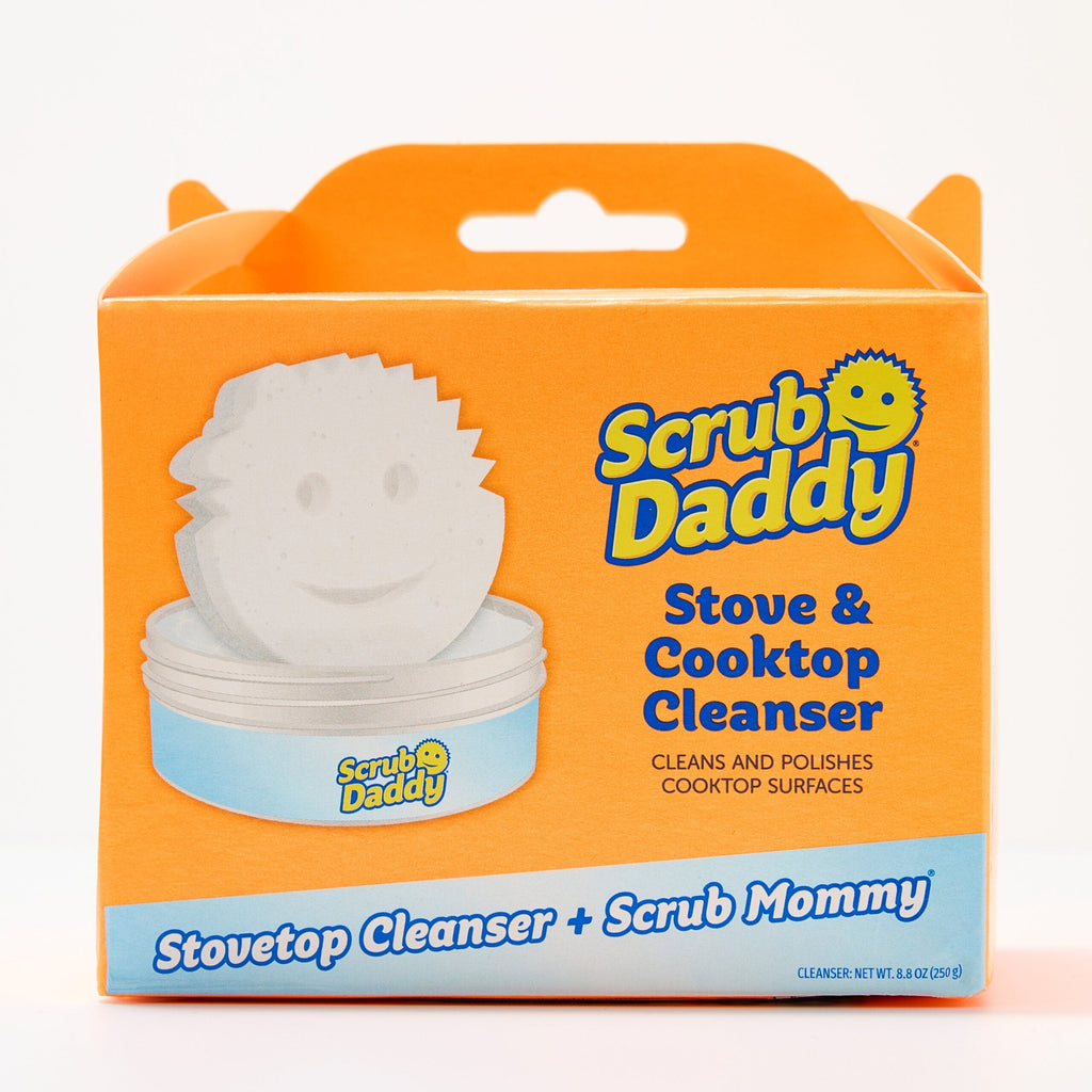 Stovetop Cleanser and Scrub Mommy in box